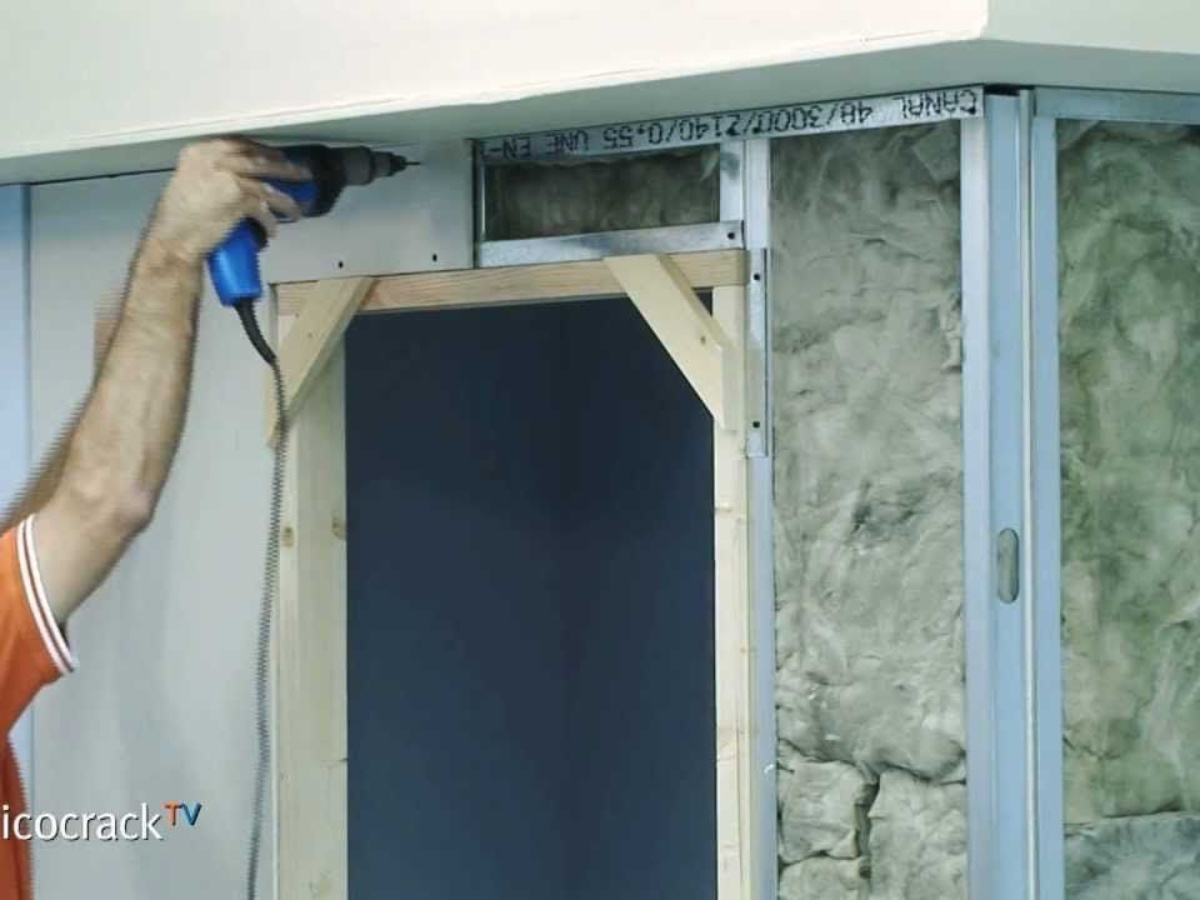 pared de pladur como montar trasdosado con yeso laminado gypfor drywall